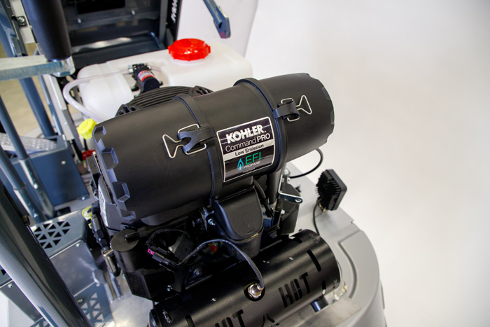 trowel with Kohler engine