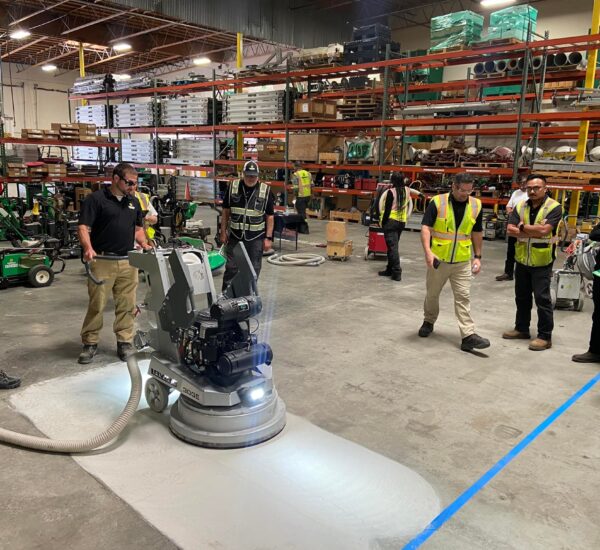 lavina concrete grinding and polishing class with sunbelt