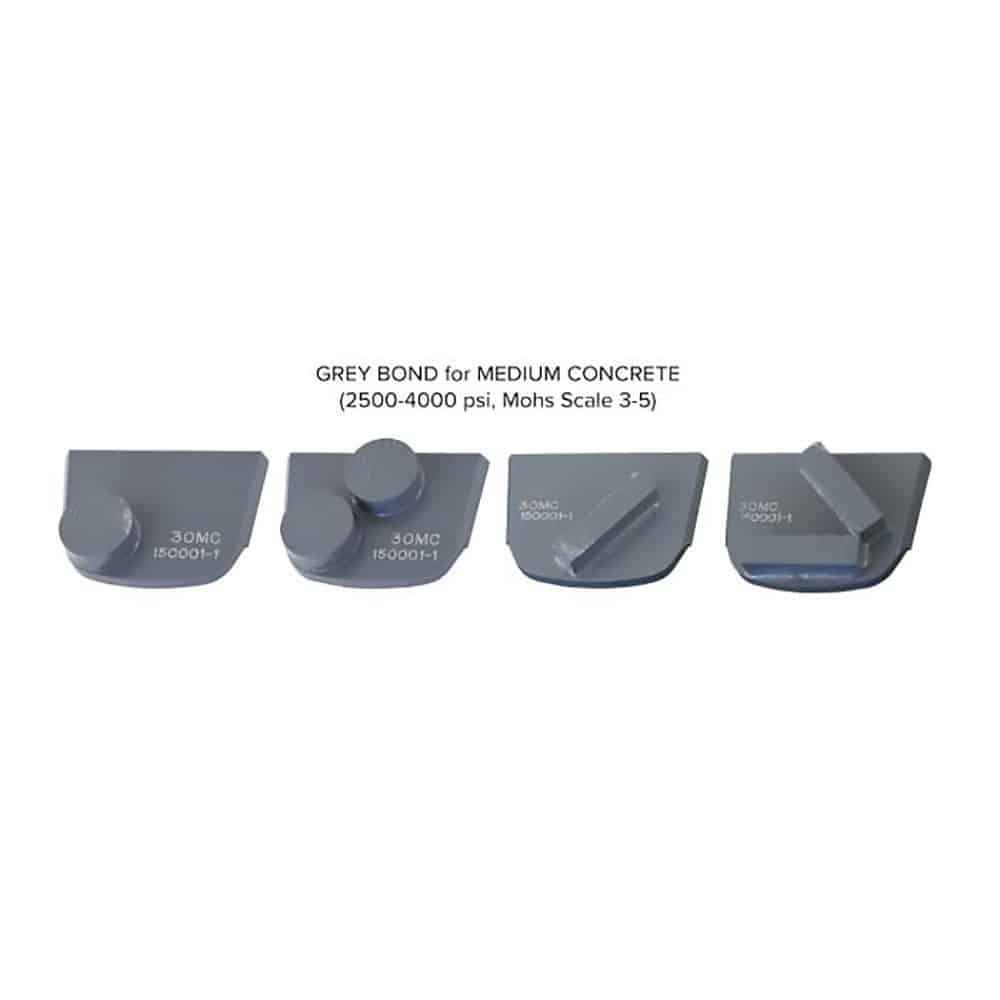 grey series QC metal bond for medium concrete
