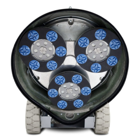 grinder heads with Nato resin pucks