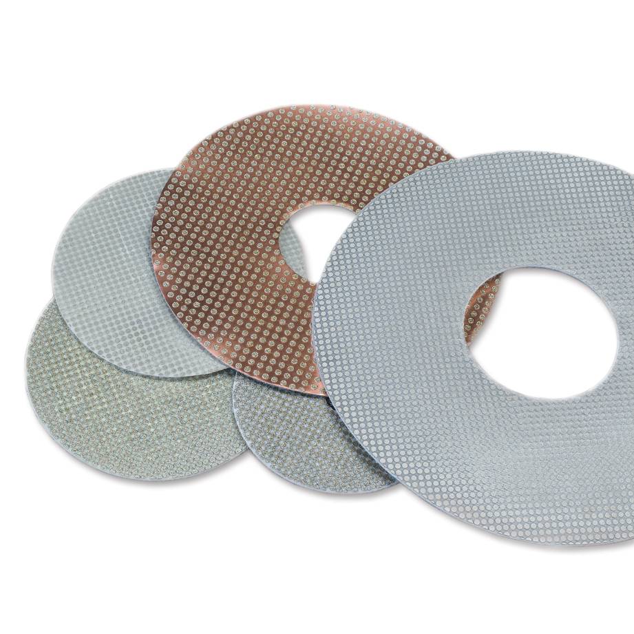 flexible electroplated pad 12