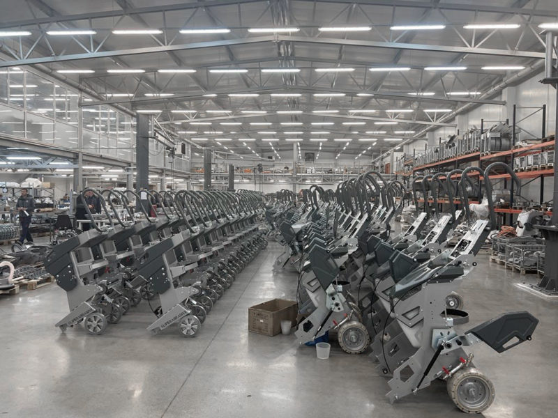 Lavina grinder production plant