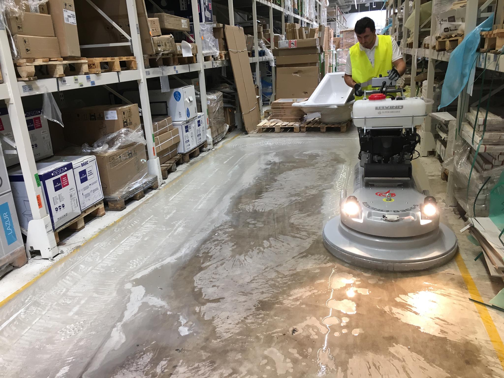 concrete restoration with LB36GS