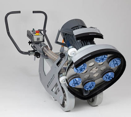 edger with tools