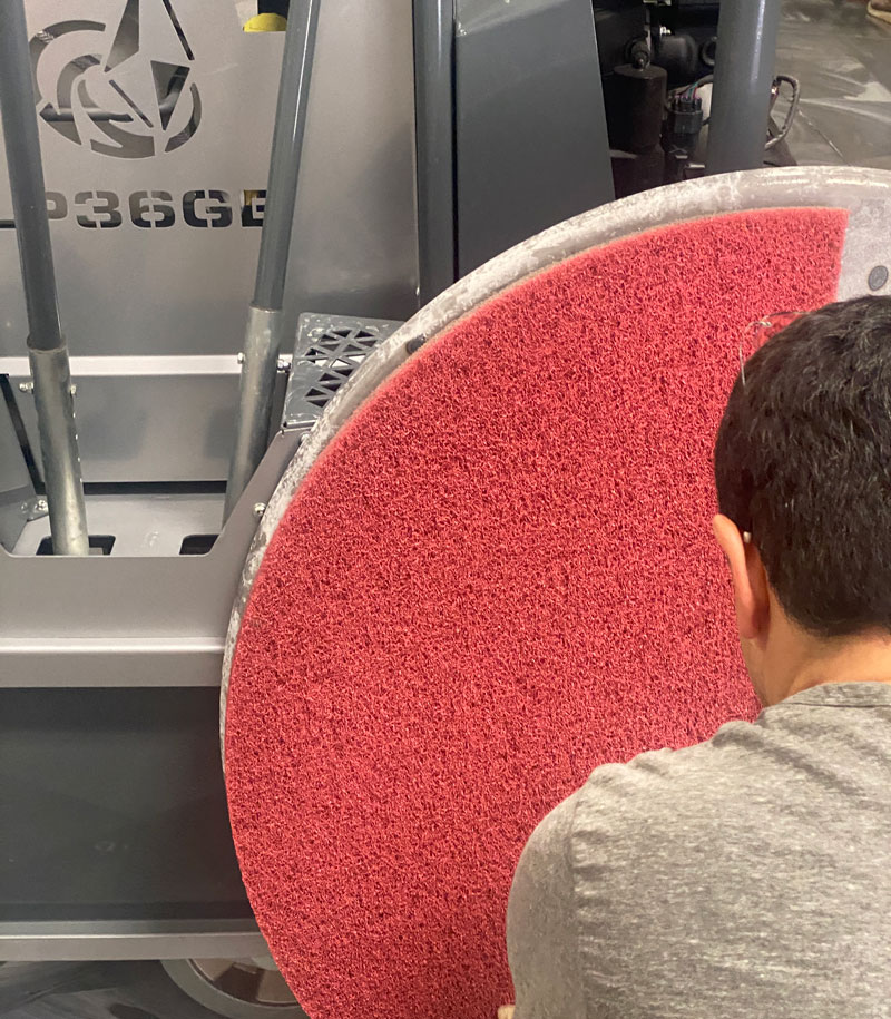 trowel polishing pads