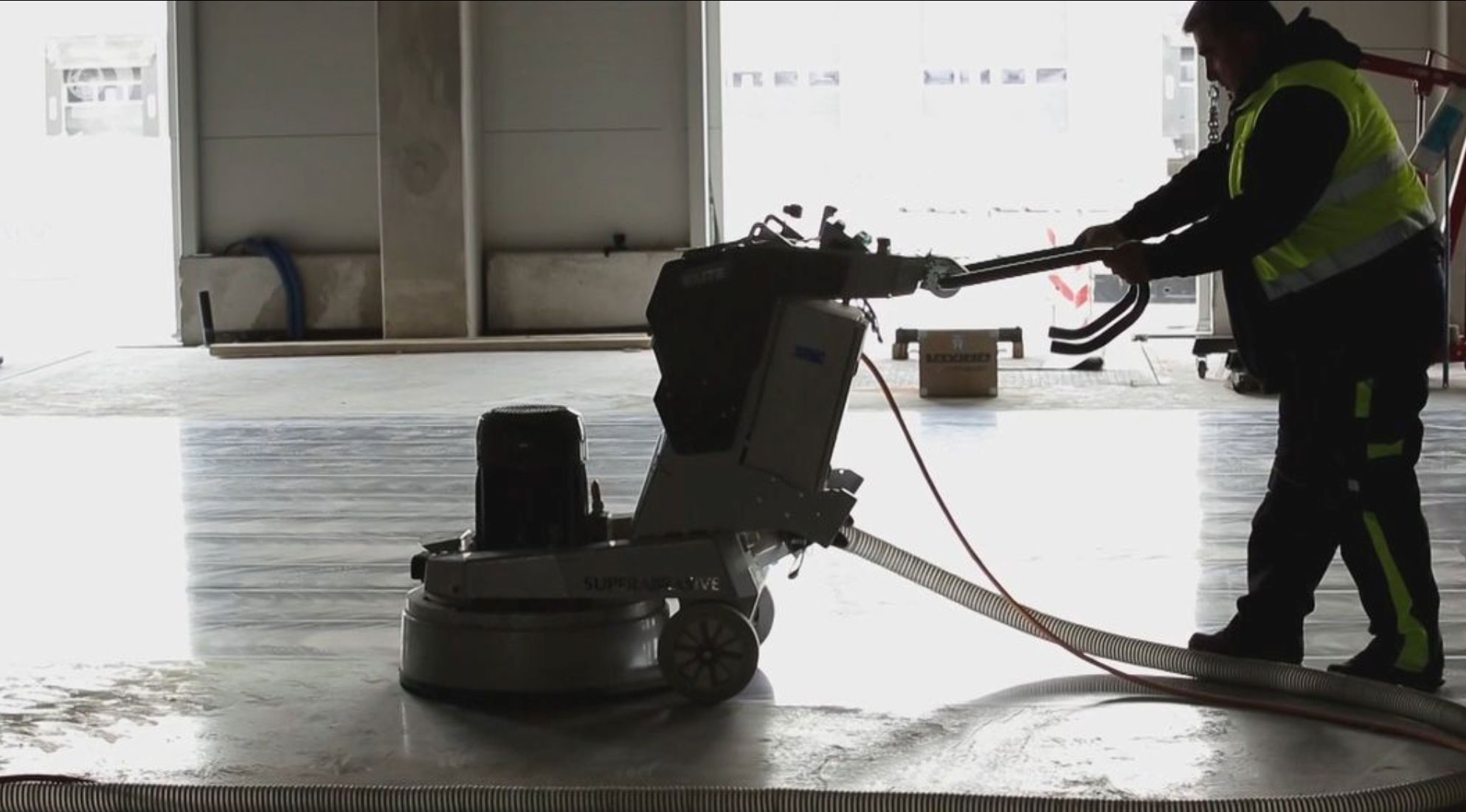 25" concrete polishing machine