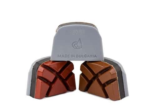 QC trapezoid resin polishing pucks