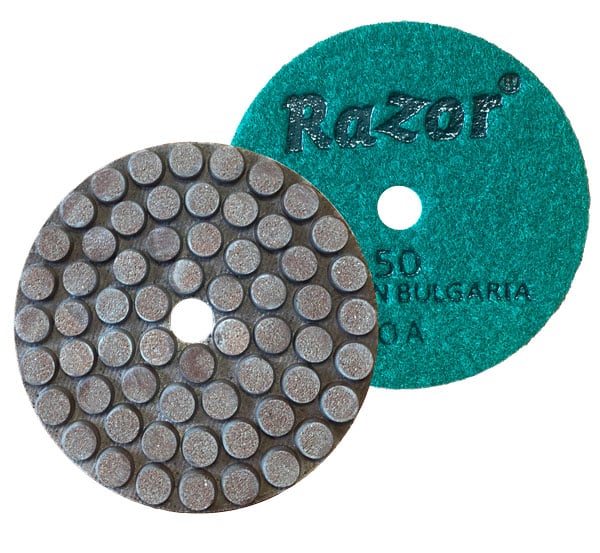 razor ceramic pad front and back